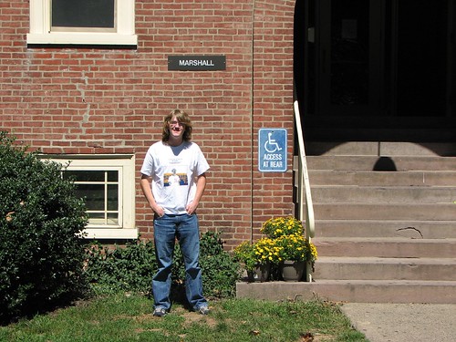 The Son in front of Marshall Hall