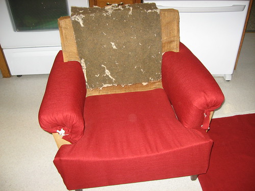 Reupholster a Chair DIY