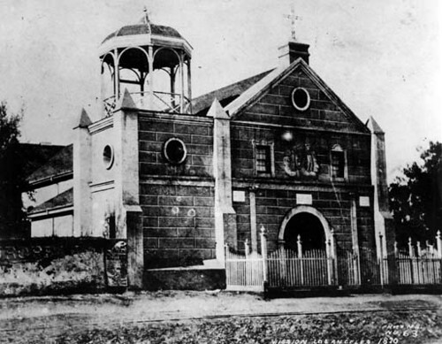 Plaza Church in 1870