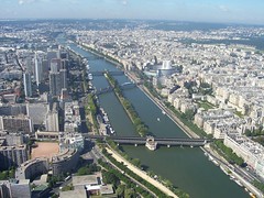 Looking South West from the top of the Eiffel Tower