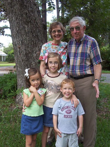 With the grandkids in 2007