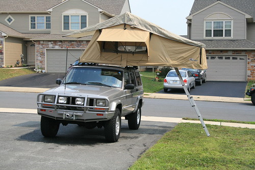 Jeep cherokee arb roof tent #5