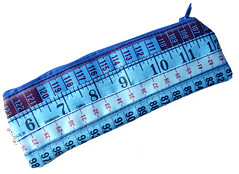 Blue and Red Measuring Tape Case