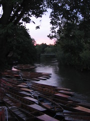 [Cherwell punts at high water]