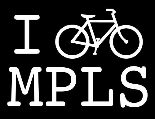I Bike MPLS sticker