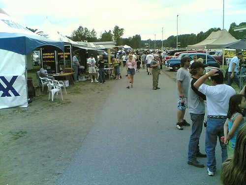 Vendors and Pit Row