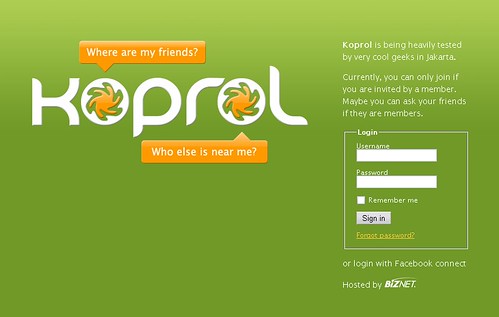 Koprol, Microblogging berbasis lokasi