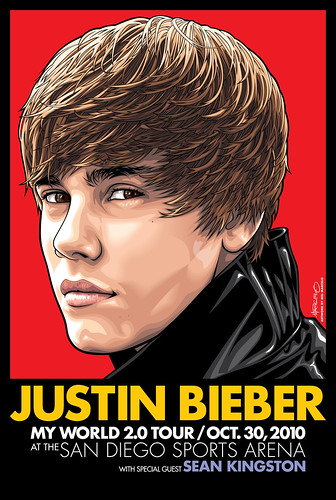 justin bieber posters 2010. Justin Bieber San Diego Sports