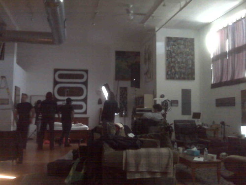Day 2, shooting in this awesome loft...