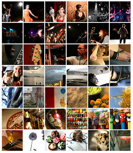 Redpilot Flickr Favourites mosaic all