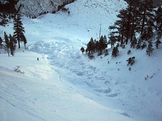 Avalanche near the Backside of Monument Peak
