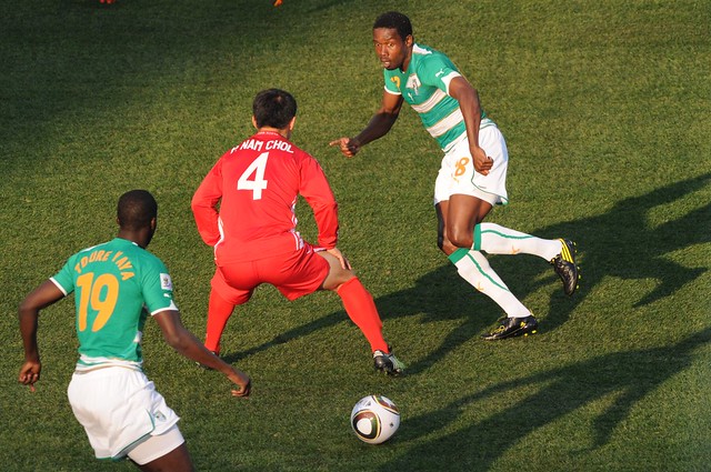 Costa de Marfil versus Corea Mundial Fútbol