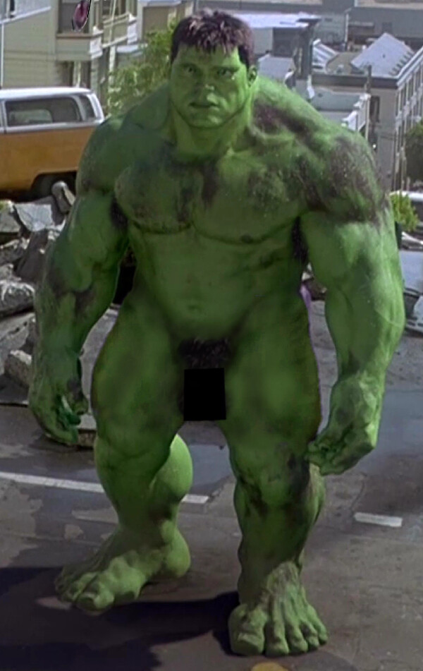 The Incredible Hulk Naked 32