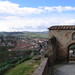 View of countryside from Via del Rivellino, Certaldo Alto