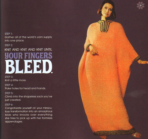 Knit  antil your fingers bleed