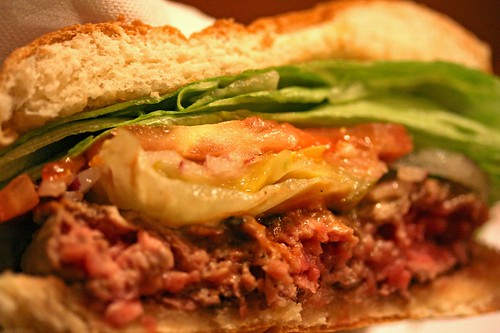 Another view of Innards Hamburger with 