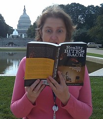 Kristen Harbeson, astonished, at the Capitol