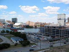 Northeast view of the Inner Harbor from Federal Hill