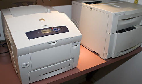 Xerox 8560 Phaser and HP 4550