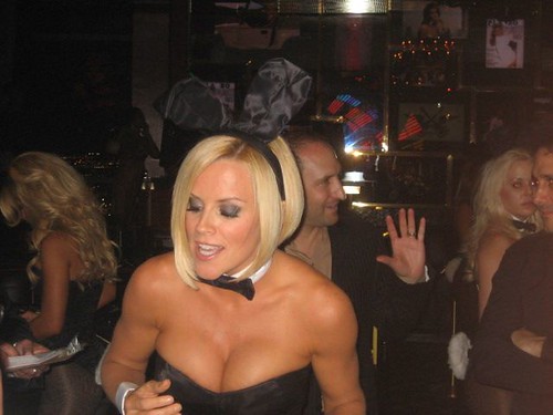 Jenny McCarthy dealing at the Playboy Club at Palms by dissonance