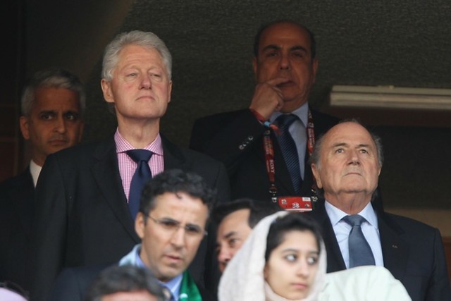 Thumb Bill Clinton in World Cup South Africa