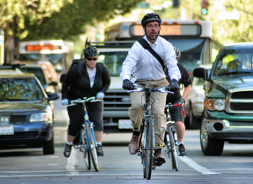 San Jose bike commuters