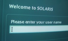 Solaris Login Screen
