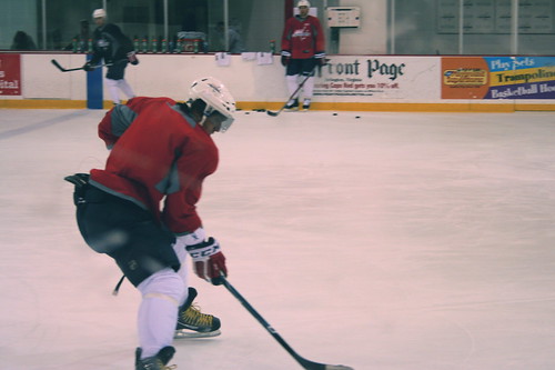 10/20/10: Ovechkin skates by in a drill