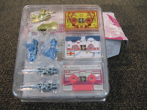 Botcon - airport aftermath - Kiss Player Cassettes outside the box