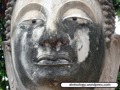 Sceptical Buddha with bad tan