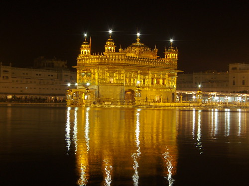 golden temple at night. Golden Temple at night