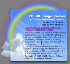 Fig. 1 - PDF XChange Viewer - Spash screen