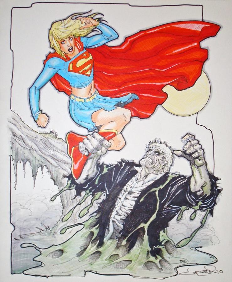 Solomon Grundy attack Supergirl