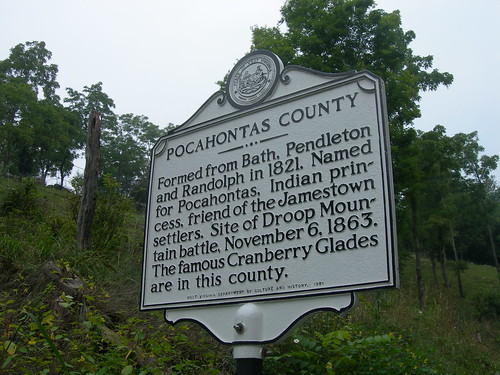 Pocahontas County Historic Marker