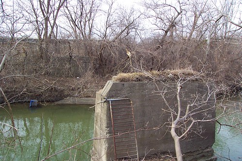 East abutment, March, 2002