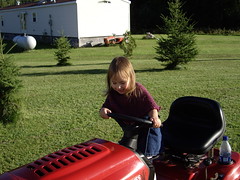 Tractor driving