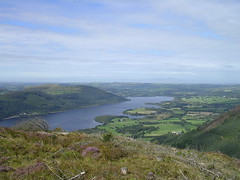 Bassenthwaite and Scotland from the top of Dodd