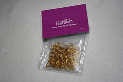 Brass Ring Knitting Stitch Markers