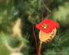 Manualidades Navidad: Adorno de árbol de Navidad con corcho y recortes de fieltro