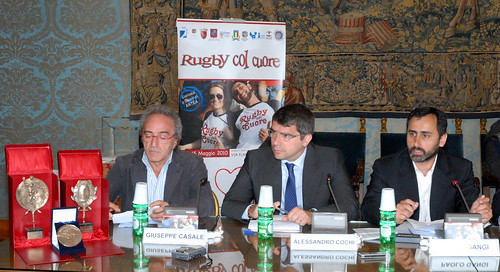 Conferenza stampa Rugby col Cuore - foto DAK