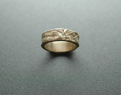 This ring is a replacement wedding ring The unique texture was created from