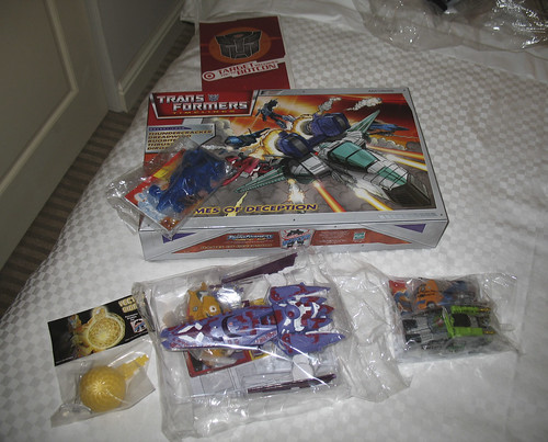 Botcon - Day 1 - My haul from check-in.