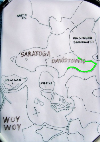Saratoga, Davistown & Yattalunga map
