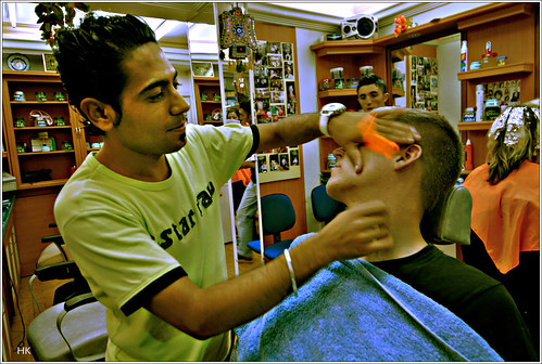 At the Tuyrkish barber