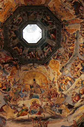 painting inside the dome