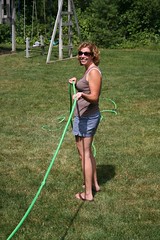 Cathie and the Hose