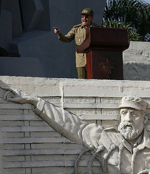 Raul Castro Speech. (Foto: Javier Galeano/AP)