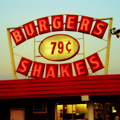 burgers 79¢ shakes