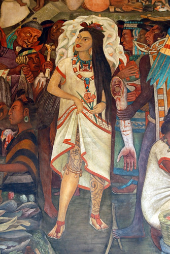 Aztec Tattoos This is a detail from one of the famous Diego Rivera murals 