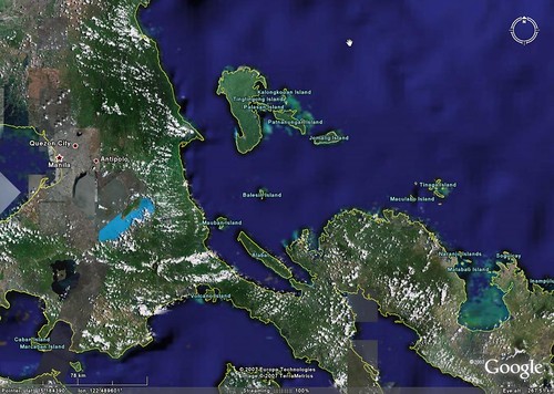 Balesin Island - Location Google Earth Map